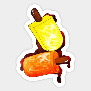 Summer Popsicles Sticker